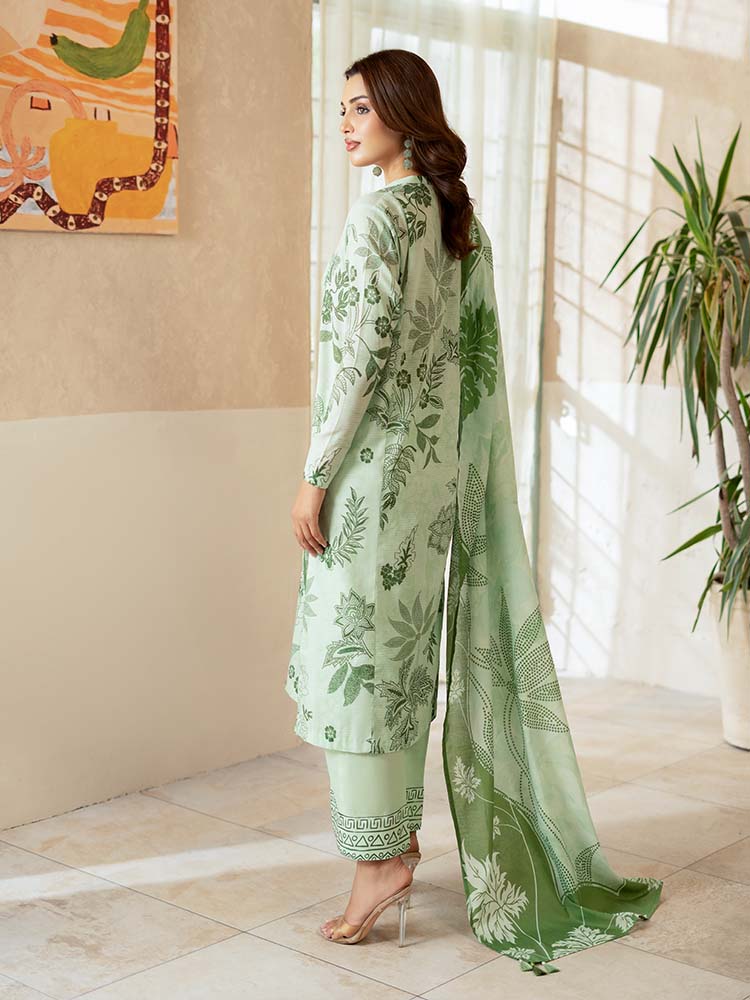PEARL AND PETALS 3-Piece Unstitched Digital Printed Lawn Suit