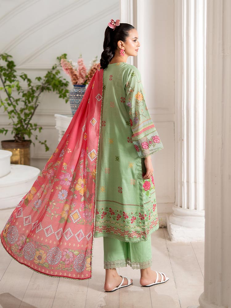 GULL BAHAR 3-Piece Unstitched Digital Printed Lawn Suit