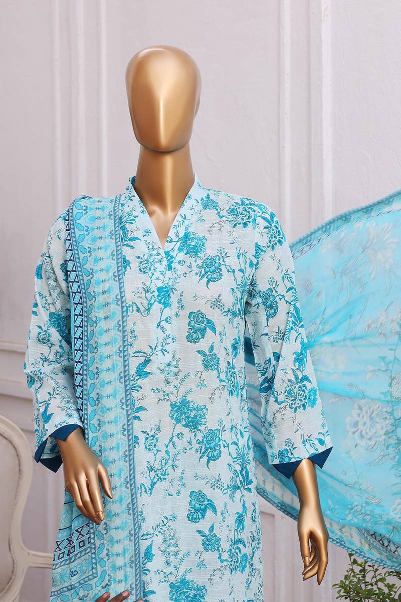 3D Daman Kari Unstitched – 3 Piece – Vol 4 – DAM-037