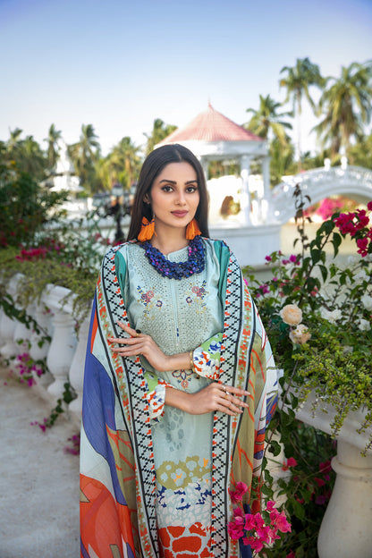 NAZAKKAT LAWN SLUB DIGITAL PRINT