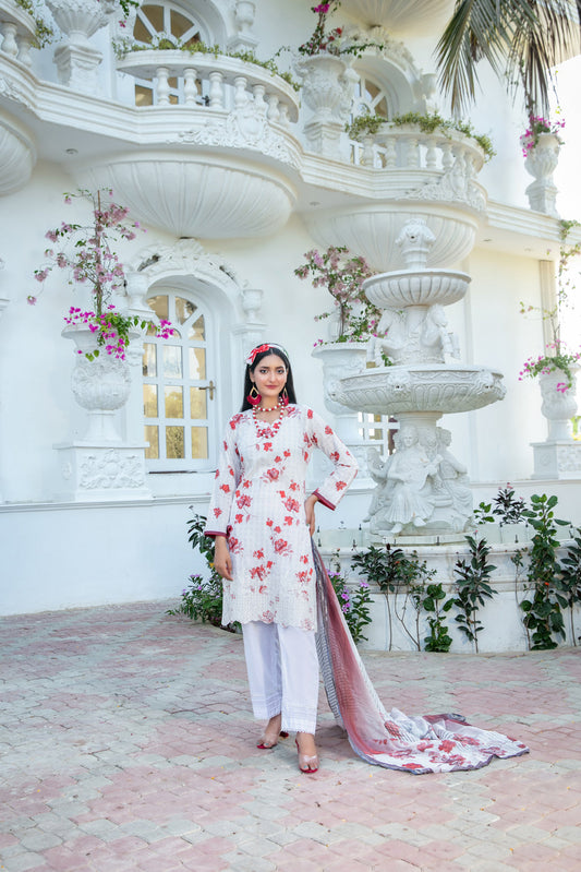 NAZAKKAT LAWN SLUB DIGITAL PRINT