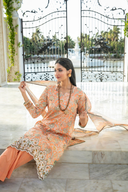 NAZAKKAT LAWN SLUB DIGITAL PRINT