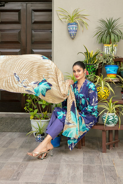 ZUMRA LAWN SLUB DIGITAL PRINT