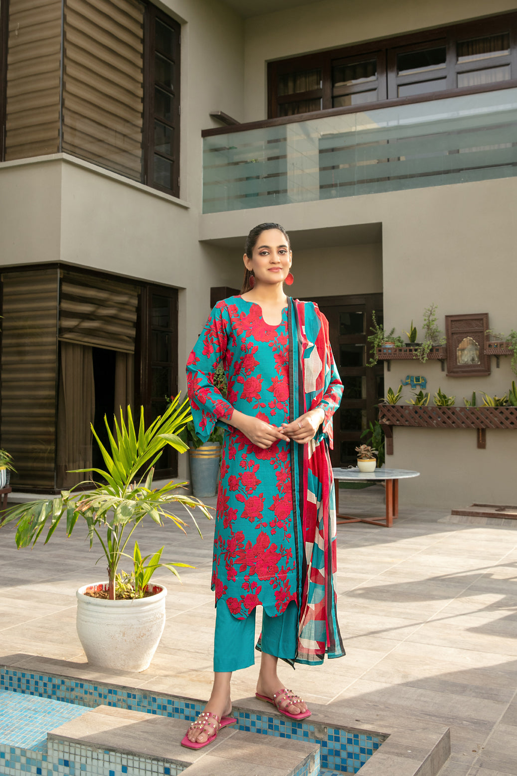 ZUMRA LAWN SLUB DIGITAL PRINT