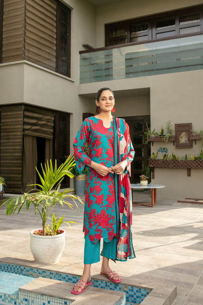 ZUMRA LAWN SLUB DIGITAL PRINT