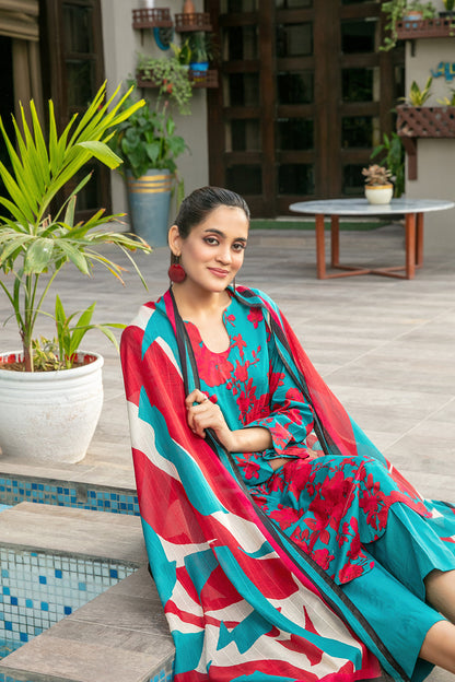 ZUMRA LAWN SLUB DIGITAL PRINT