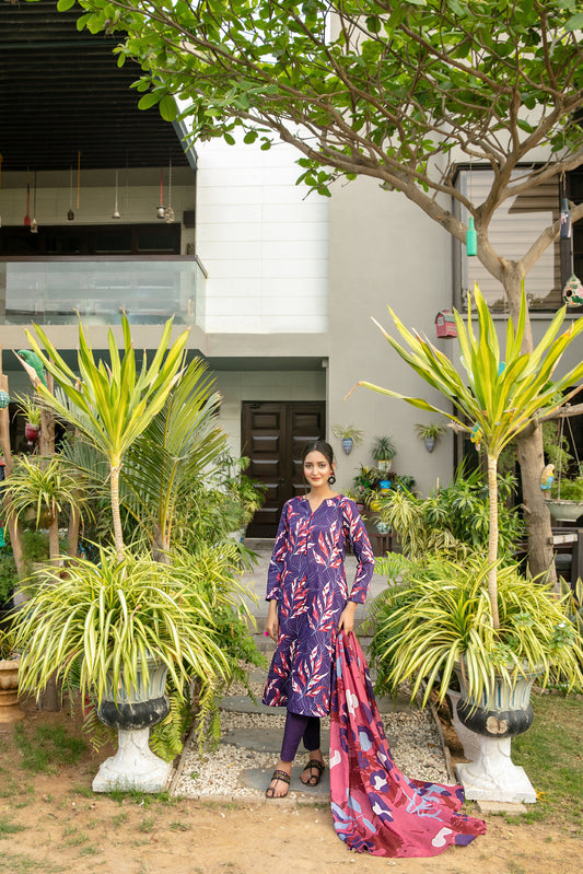 ZUMRA LAWN SLUB DIGITAL PRINT