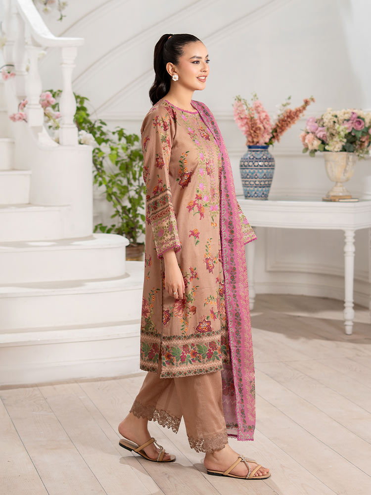 GULL BAHAR 3-Piece Unstitched Digital Printed Lawn Suit