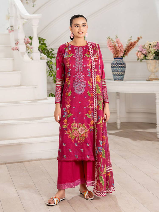 GULL BAHAR 3-Piece Unstitched Digital Printed Lawn Suit