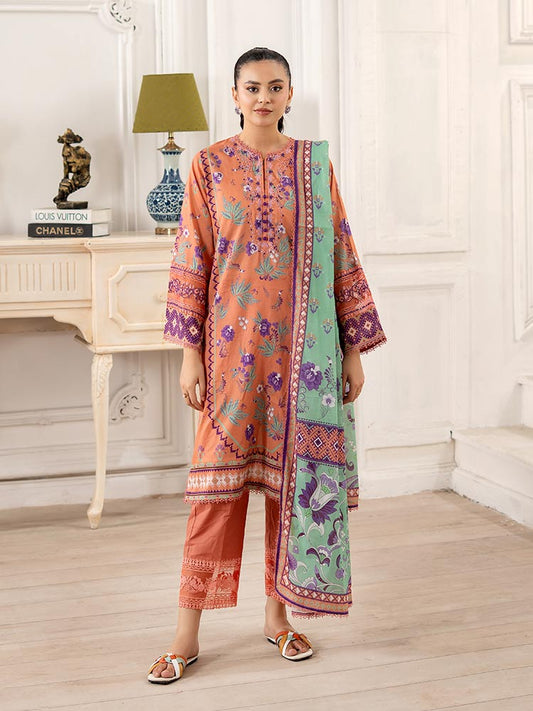 GULL BAHAR 3-Piece Unstitched Digital Printed Lawn Suit