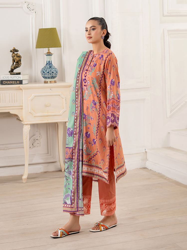 GULL BAHAR 3-Piece Unstitched Digital Printed Lawn Suit