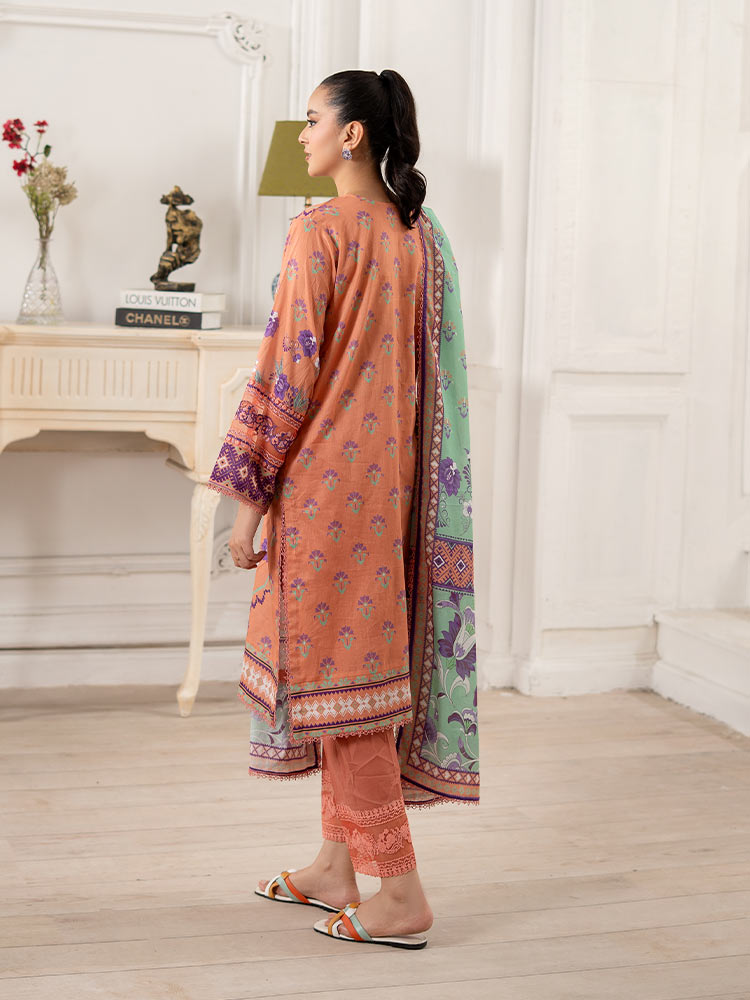 GULL BAHAR 3-Piece Unstitched Digital Printed Lawn Suit