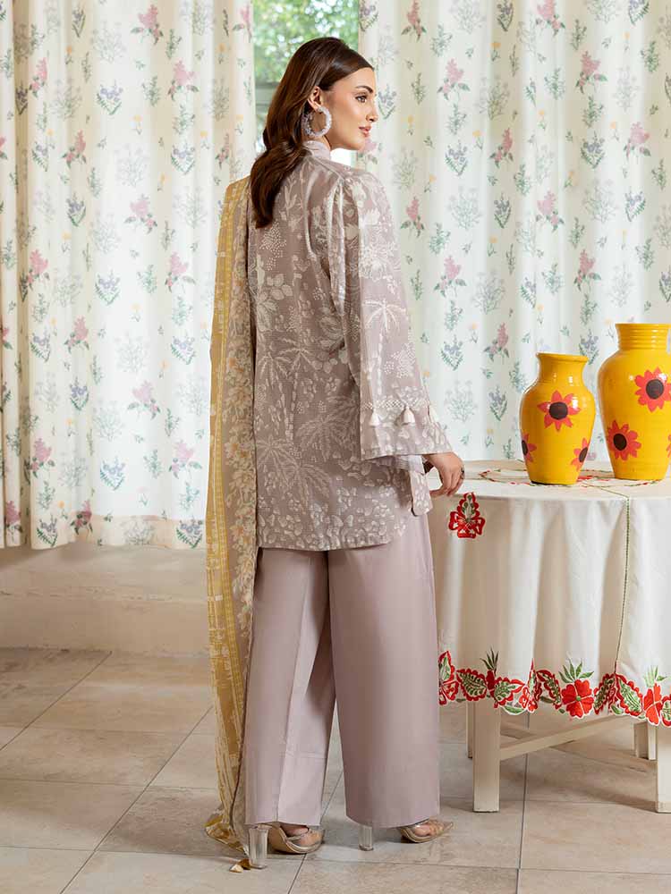 PEARL AND PETALS 3-Piece Unstitched Digital Printed Lawn Suit