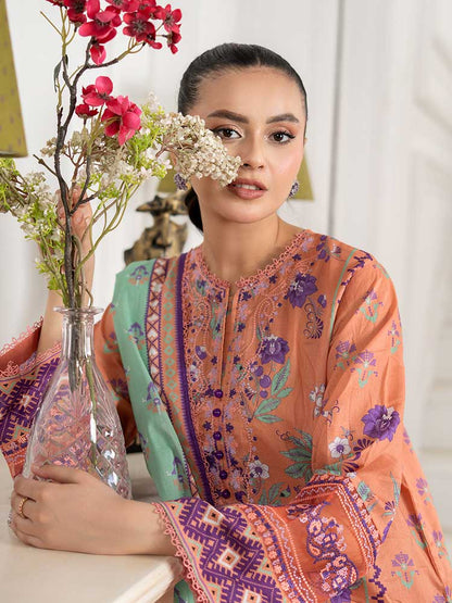 GULL BAHAR 3-Piece Unstitched Digital Printed Lawn Suit