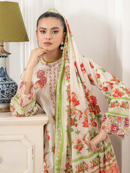 GULL BAHAR 3-Piece Unstitched Digital Printed Lawn Suit