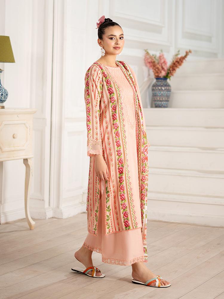 GULL BAHAR 3-Piece Unstitched Digital Printed Lawn Suit