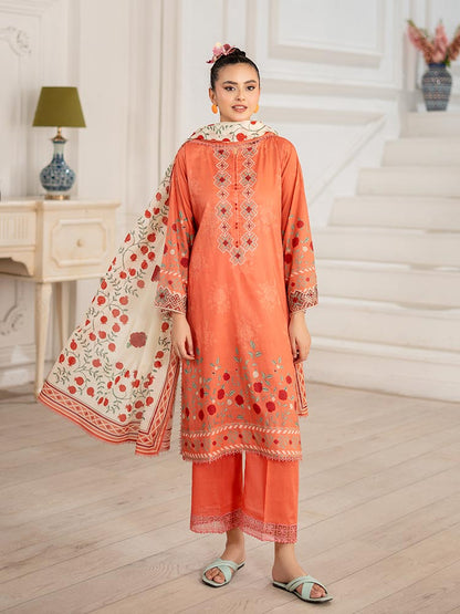 GULL BAHAR 3-Piece Unstitched Digital Printed Lawn Suit