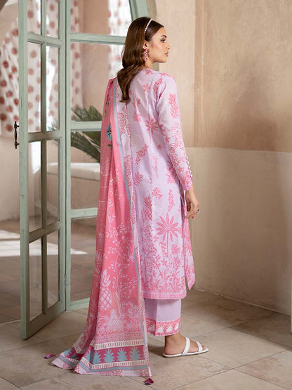 PEARL AND PETALS 3-Piece Unstitched Digital Printed Lawn Suit