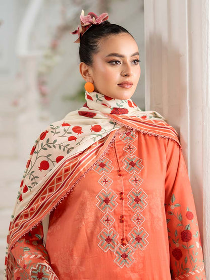 GULL BAHAR 3-Piece Unstitched Digital Printed Lawn Suit