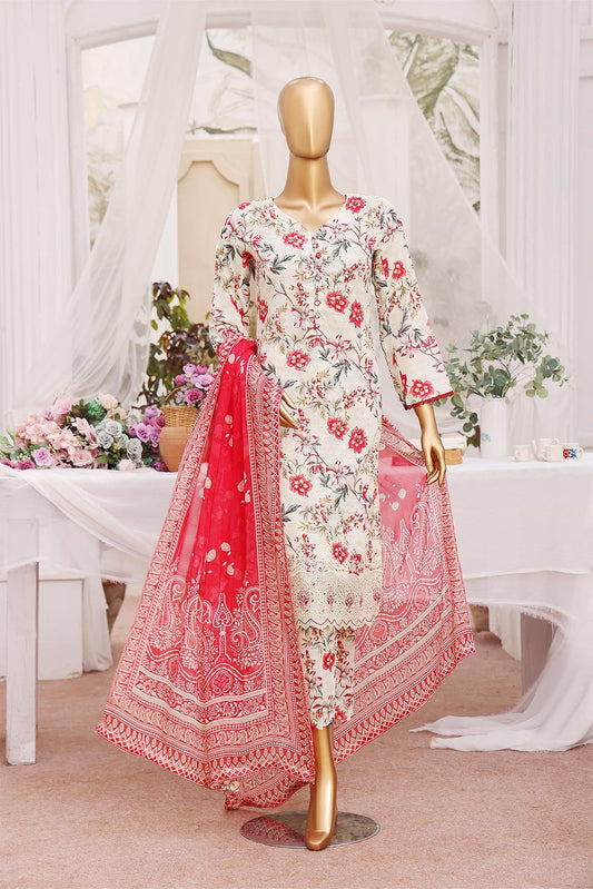 3D Daman Kari Unstitched – 3 Piece – Vol 4 – DAM-031