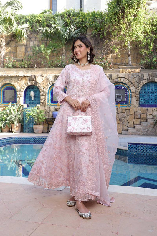 Ballerina Vol-2 Semi Stitched Luxuary Collection & Printed Silk Innar With ADDA TAKAI Hand Embellishment COMPLIMENTARY CLUTCH BAL-004