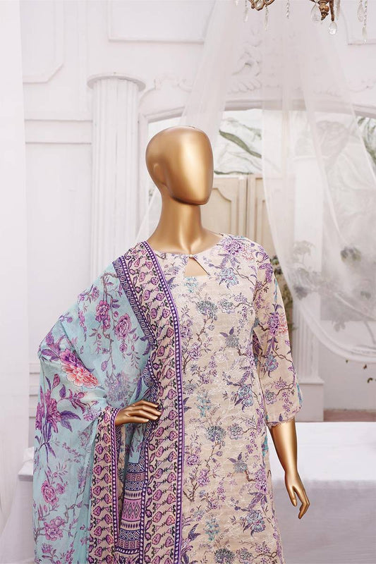 3D Daman Kari Unstitched – 3 Piece – Vol 4 – DAM-036