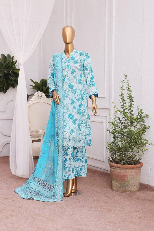 3D Daman Kari Unstitched – 3 Piece – Vol 4 – DAM-037