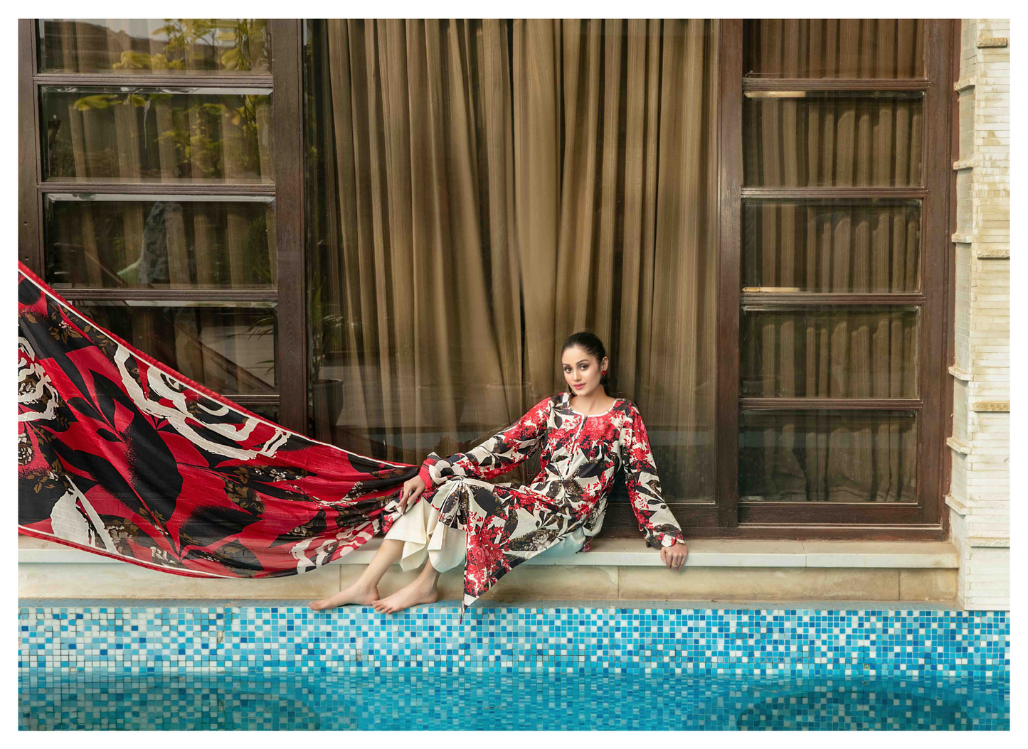 ZUMRA LAWN SLUB DIGITAL PRINT