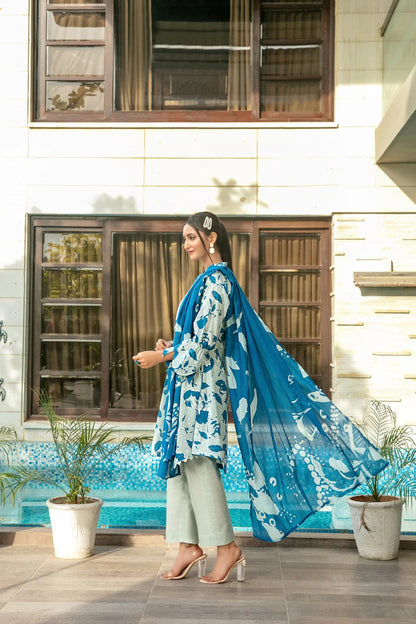 ZUMRA LAWN SLUB DIGITAL PRINT