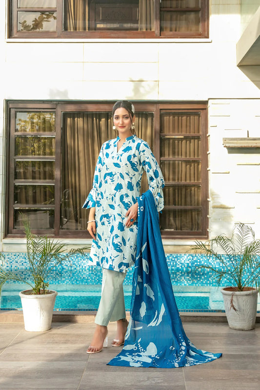 ZUMRA LAWN SLUB DIGITAL PRINT